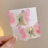 Grampo de Cabelo de Flor para Mulheres, Acessório Tendência para Sessão de Fotos, Atmosfera Vintage de Fada, Estética Azul, Novo Estilo Chinês Presilha Lateral
