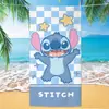Comercio Exterior Transfronterizo Dibujos Animados Stitch Toalla de Playa para Baño Impresión de Animación Toalla de Playa Grande Natación Fitness Toalla de Secado Rápido