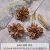 Buquês de flores artificiais marrons para salões de casamento, decorações de teto, marcadores de corredor e fundos na cor de caramelo; arranjos de flores de seda.