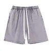Shorts de verano transfronterizos de peso pesado de la marca de moda americana de alta calle para hombre, nuevos, talla grande, holgados, de pierna ancha, modernos, de 5 puntos.