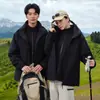Chaqueta de Trekking Rígida GBT32614 Estándar Nacional para Hombres y Mujeres, Abrigo Tres en Uno a Prueba de Viento e Impermeable para Exteriores, Ropa para Montañismo y Esquí