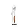 Cuchillo y Tenedor de Acero Inoxidable 304 Estilo Occidental con Mango de Palo de Rosa, Cuchara y Tenedor de Alta Gama, Cuchillo y Tenedor de Filete Vintage