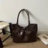 Bolso Grande de Moda Tendencia 2026 Nuevo Estilo Estilo Coreano Bolso de Axila Color Sólido Gran Capacidad Bolso de Hombro Bolso Tote para el Trabajo y el Viaje