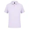 Estilo Nuevo de Verano 220g 40 Hilos Tacto Frío Antibacteriano Polo de Sorona para Hombre, Color Sólido, Transpirable, Estampado y Bordado