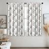 2 Peças Cortinas Florais de Natal Factory Dropshipping Impressão Digital 3D Cortinas Transfronteiriças Amazon Padrões Mais Vendidos