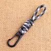 Yk42 Nova Chaveiro Cordão Faca Pingente Paracord Trançado Mini Curto Chaveiro Zíper de Bolsa Puxador