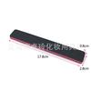 Yiwu Factory Super Thickened Nail File Esponja de coração vermelho Tira de lixa preta Superfície de armadura Papel super fosco para esfregar