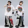 Trajes de actuación de street dance para niños, estilo hip-hop, ropa urbana de moda para niños y niñas, ropa elegante para actuaciones en el escenario