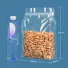 Bolsas Transparentes Mate de Ocho Lados Selladas Horizontalmente, Bolsas Auto-Soportantes para Alimentos, Bolsas Selladas para Snacks y Productos Secos, Facturables y Personalizables