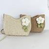 Bolso tejido de moda nuevo directo de fábrica para combinar con todo Xiaozhong paja cruzado para mujer verano bolso tejido a mano