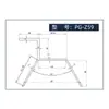Braçadeira para telha de aço colorida Braçadeira trapezoidal Acessórios de fixação para painel solar fotovoltaico de telhado Suporte de instalação de aço angular de liga de alumínio