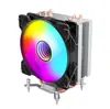 Xuntitai XT400 Computador de Mesa 4 Tubos de Cobre Cooler de CPU Ultra Silencioso Iluminação Colorida Ventilador de CPU Universal