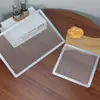 Rejilla Rectangular de Aleación de Aluminio para Hornear Pizza, Bandeja de Rejilla para Pizza Espesa Comercial, Equipo de Horneado Transpirable Universal para Hornos