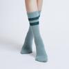 [Nuevo del fabricante] otoño e invierno Terry calcetines de yoga gruesos hasta la pantorrilla dos rayas calcetines de algodón antideslizantes comercio exterior transfronterizo superventas
