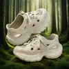 Zuecos Moldeados de Suela Gruesa de Marca Moderna Integrados en EVA, Nuevos Zapatos Deportivos Casuales Transpirables de Moda de Verano