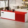 Mostrador de Bar Mostrador de Caja Mostrador Comercial Catering Tienda de Té con Leche Café Bar de Agua Gabinete Integrado Lujo Ligero Sensación de Gama Alta Recepción