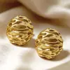 Pendientes de Metal Texturizado Usados para Mujer, Joyería para Orejas de Lujo Ligero de Gama Alta, Nueva Moda 2026 Joyería Simple para Orejas, Nuevo Estilo