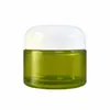 En Stock 30g 50g Tarro de Crema con Forma de Pan, Tarro para Contorno de Ojos, Tarro para Mascarilla, Tarro de Vidrio de Boca Ancha al por Mayor, Sensación de Alta Gama