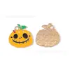 Halloween Colgante de Gota de Aceite Accesorios de Joyería DIY Aleación Calabaza Llavero Flotante Cadena de Teléfono Móvil Colgante Hecho a Mano