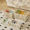 Cesta de Almacenamiento Hogar Snacks Juguetes Cesta de Almacenamiento de Plástico Dormitorio Cocina Organizando Cesta de Almacenamiento Caja de Almacenamiento de Plástico Grande