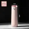 Copo de Rebote Fosco Cor Sólida Simples Grande Capacidade Aço Inoxidável 304 Garrafa Térmica Esportiva Portátil para Exterior Venda por Atacado
