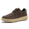 Sapatos Masculinos de Algodão para Inverno, Forrados com Lã, Espessados, Quentes, Sapatos Casuais, Couro e Pelo Integrados, Sapatos Masculinos de Algodão à Prova de Vento e Impermeáveis
