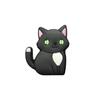 Desenho Animado Gato Fofo Charms de Sapato de Buraco Pvc Borracha Macia Sapatos de Praia DIY Fivela de Sapato Removível Fivela de Sapato de Gatinho