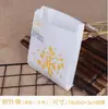 Venda Direta da Fábrica Sacos de Embalagem Estilo Sanfona para Frango Frito, Batatas Fritas, Filés de Frango, Osso de Frango, Sem Revestimento, Verdadeiramente à Prova de Óleo, 7 Folhas de Papel à Prova de Óleo de Grau Alimentício