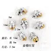 Estilo Nacional Plata Antigua Zha Jila Mu Colgante Oro y Plata Empalmado DIY Estilo Antiguo Collar para Hombre Pulsera Wenwan Colgante Accesorios