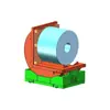 Máquina volteadora de bobinas de acero de Jiangsu, Máquina volteadora de cintas metálicas, Mesa volteadora industrial, Venta directa del fabricante