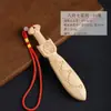 Espada de Madera de Durazno Colgante Pequeño Espada de Madera de Durazno Madera Rayo Tabú Ziwai Espada de Siete Estrellas para Adultos Portátil para Bebé Hecho a Mano Madera de Durazno