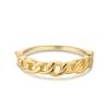 Anillo de plata esterlina S925 de estilo INS transfronterizo europeo y americano, nicho, cadena punk, diseño minimalista de personalidad fría que combina con todo, para mujer
