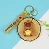 Celebridad de Internet Capibara Muñeco Joyería Linda Llavero Colgante Dibujo Animado Mochila Muñeco Llavero Colgante Venta al por Mayor