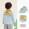 Kaka Panda ropa infantil camiseta de manga larga para niños, tops de otoño para niñas, tops de otoño para bebés, modernos