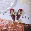 Estilo japonés de lujo ligero tridimensional joyería de zirconita para uñas colgante de perla mariposa concha Súper Brillante decoración de uñas de diamante