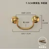 Puxador de Gaveta Estilo Antigo Chinês Madeira de Rosewood Móveis Puxador Clássico Gaveta de Mesa Puxador Bronze Retrô Puxador Bronze Concha