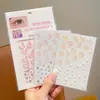 2026 Novo Modelo Adesivos Faciais de Diamante para Bebês e Crianças Meninas Adesivos 3D Adesivos Doces de Concha de Pérola Cristal para Meninas Pequenas