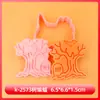 Série de Halloween Moldes para Biscoito Fantasma Árvore Desenho Animado 3D Moldes para Biscoito DIY Abóbora Biscoitos Impressos Realistas