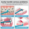 Cepillo de Dientes Ortodóntico con Cabezal de Cerdas Únicas para Corrección Dental, Cabezal Redondo Pequeño para Limpiar Espacios entre los Dientes, Limpieza de Aparatos y Muelas del Juicio, Cepillo Interdental