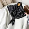 2026 Novo Lenço Quadrado Estilo Old Money Vintage Lenço Paisley Castanha Moda Primavera e Verão Lenço de Pescoço Lenço para Cintura