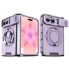 Adequado para capas de celular dobrável da Apple; Capa de celular iPhone Duo com suporte e capa para lente
