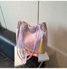 Bolso Pequeño Popular Transfronterizo para Mujer 2024 Nuevo Verano Versátil Nuevo Bolso de Cubo Bordado Chino Bolso Cruzado Bolso de Mano