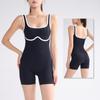 Mono sin mangas sin costuras para mujer para usar como ropa exterior en verano, Mono todo en uno con hermosa espalda, Traje de yoga, Mono, Moldeador de cuerpo, Compresión fuerte de cuerpo completo
