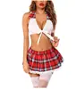 2022 Nuevo Comercio Exterior Ropa Interior para Estudiantes Mujeres Conjunto de Ropa Interior para Juego de Rol Femenino Ropa Sexy de Estudiante