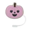 Tapa de Silicona con LED Intermitente de Dibujos Animados para Popote, Tapón para Popote, Tapa Decorativa para Taza de Té, Accesorios de Cubierta para Popote, Más Vendido Transfronterizo