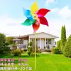 Molino de Viento de Cuerda Colorido de Seis Hojas para Colgar en Exteriores, Decoración en Lugares Pintorescos, Guarderías y Centros Comerciales, Impermeable y Resistente al Sol