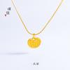 Acessórios de longa data não desbotamento do ouro da areia do Vietnã diy Diamante embutido Xiangyun lock bag colar pingente pulseira com contas pequeno lingote feminino