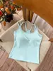 Top sin espalda estilo deseo puro para primavera y verano con almohadillas en el pecho, corte ajustado, se puede usar solo o como capa interior, top sin mangas con doble tirante en la espalda