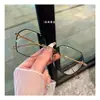 Óculos sem Aro de Luxo Exquisitos Preto e Dourado Clássicos para Miopia, com Lentes de Grau Que Realçam o Formato do Rosto e Adicionam um Toque Elegante