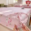 Funda de cama individual antideslizante para estudiantes 2026, sábana bajera, protector de colchón, sábana de algodón lavable para dormitorios, se vende individualmente